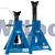 Pneumatic Rise Ratcheting Axle Stands, 10 Tonne (Pair)