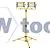 110V SMD LED Tripod Site Light, 2 x 30W, 6600 Lumens