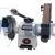 Bench Grinder with Sanding Belt and Worklight, 150mm, 370W