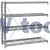 Expert Heavy Duty Steel 4 Shelving Extension Unit, 1959 x 610 x 1830mm