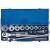 Metric Socket Set in Metal Case, 3/4