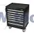 BUNKER® Modular Mobile Cabinet, 7 Drawer, 646mm