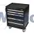 BUNKER® Modular Mobile Cabinet, 5 Drawer, 646mm
