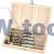 Hollow Square Mortice Chisel and Bit Set (5 Piece)
