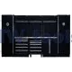 BUNKER® Modular Storage Combo with Stainless Steel Worktop (16 Piece)