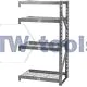 Expert Heavy Duty Steel 4 Shelving Extension Unit, 1040 x 610 x 1830mm